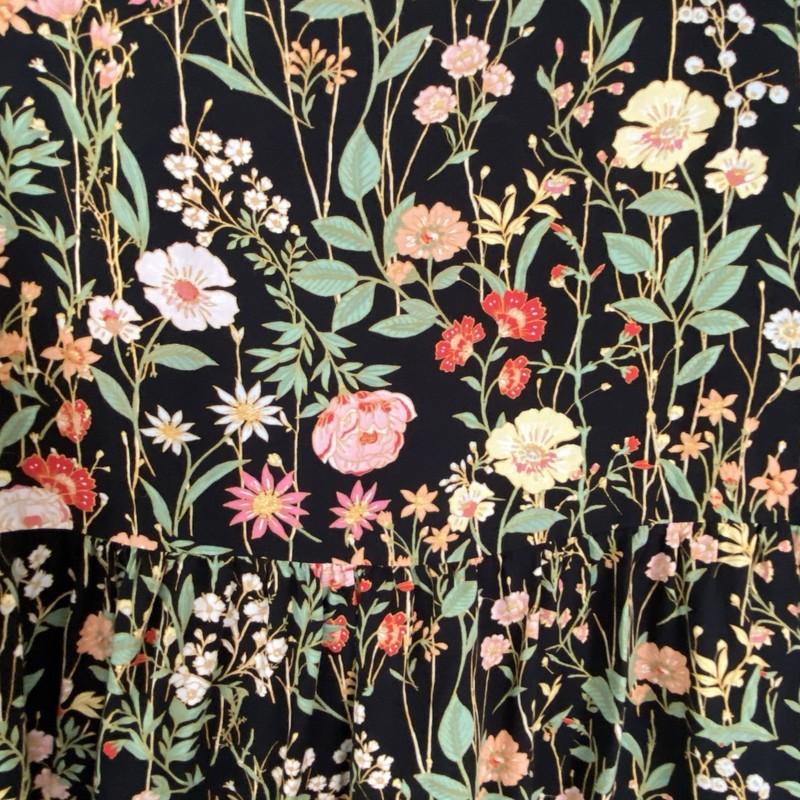 Loft Floral Long Sleeve Summer Dress Petite Size XSP