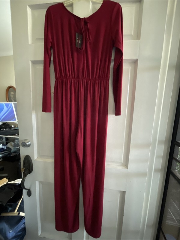 Log Koh Crimson Red Jumpsuit