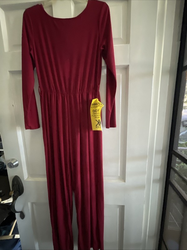Log Koh Crimson Red Jumpsuit