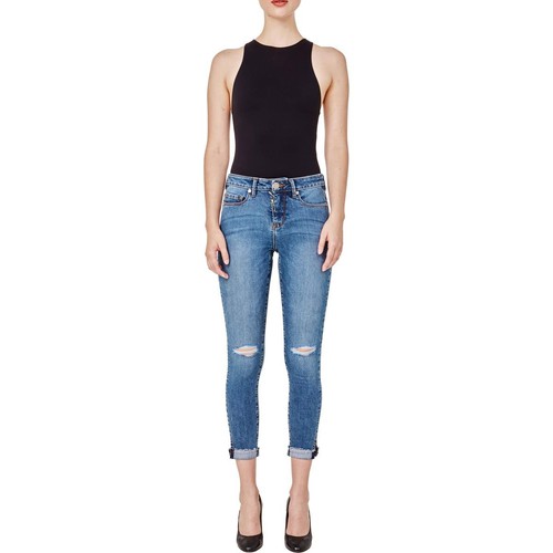 Lola Womens Blair Distressed Denim Skinny Jeans BHFO 4647