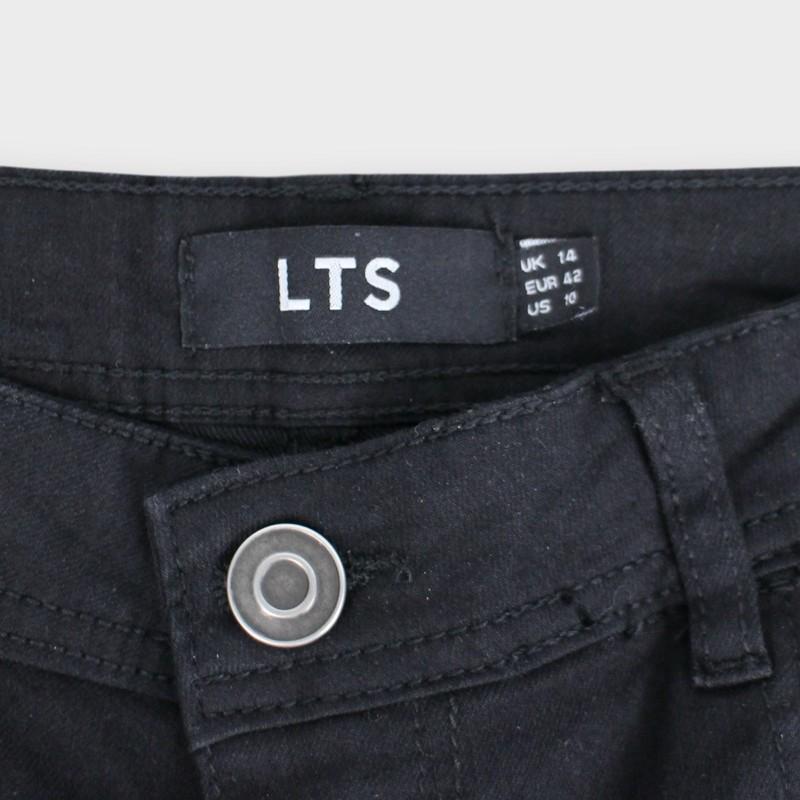 Long Tall Sally LTS Women’s Black Straight Leg Jeans US 10 Long Tall NWT