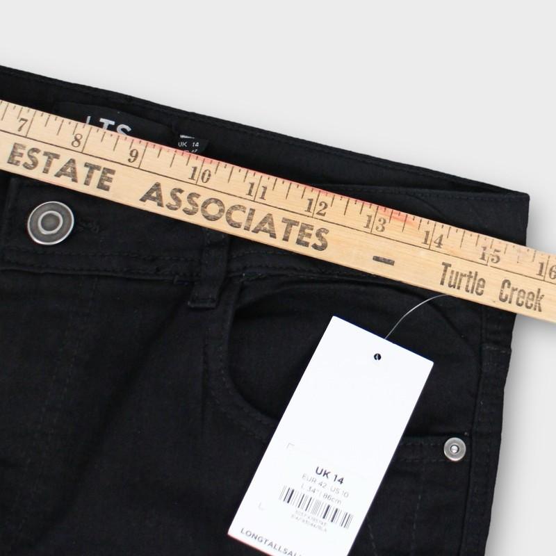 Long Tall Sally LTS Women’s Black Straight Leg Jeans US 10 Long Tall NWT