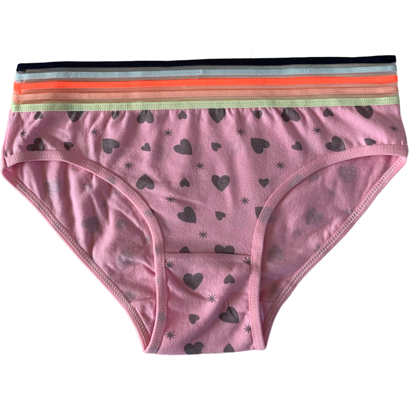LOT 5 Women Bikini Panties Brief Floral Cotton Underwear Size S M L XL #6874