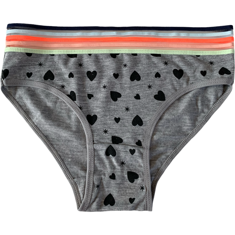 LOT 5 Women Bikini Panties Brief Floral Cotton Underwear Size S M L XL #6874
