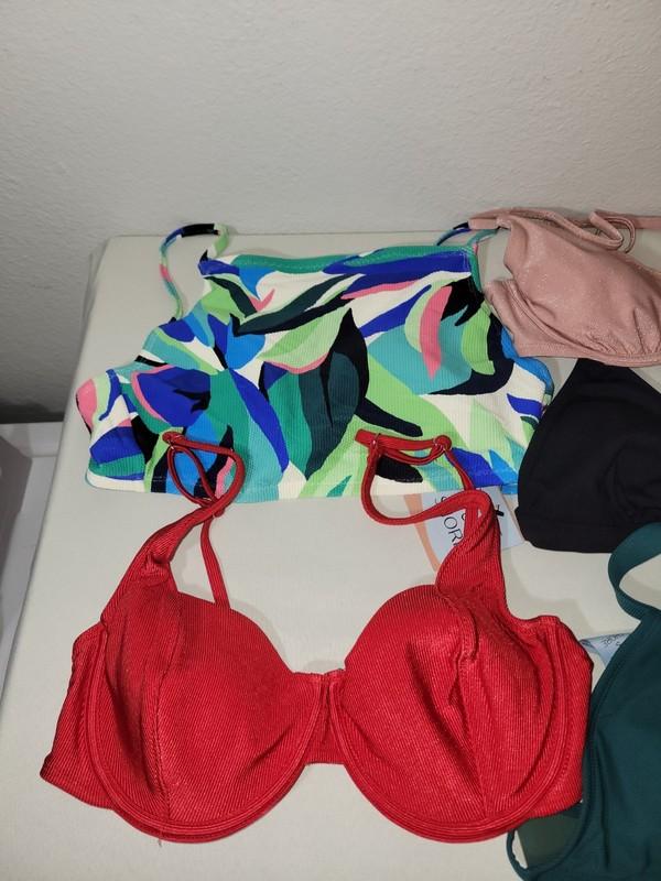 Lot Of 10 Women's Target Swim Tops Size XL. Brand New ³⁰