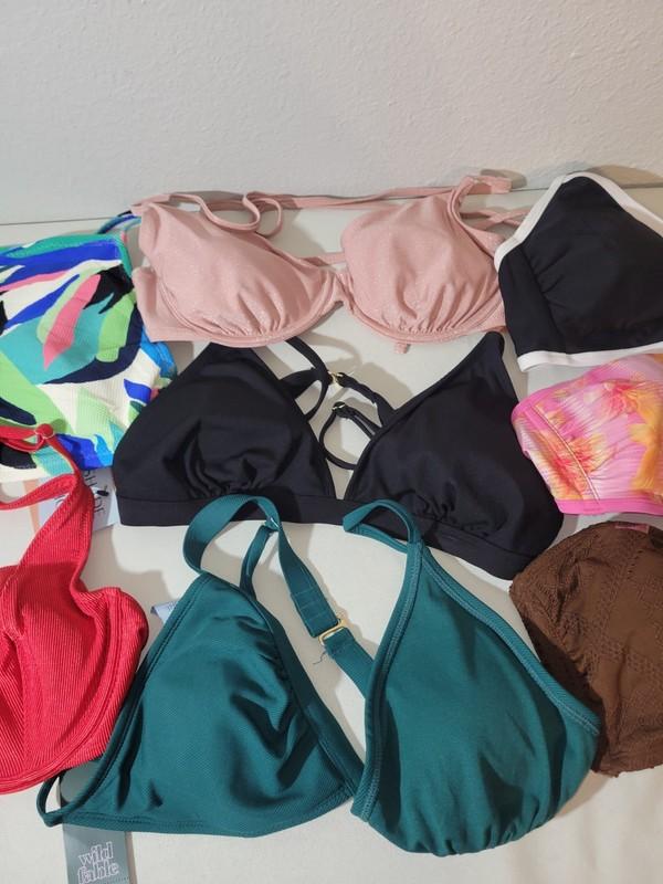 Lot Of 10 Women's Target Swim Tops Size XL. Brand New ³⁰
