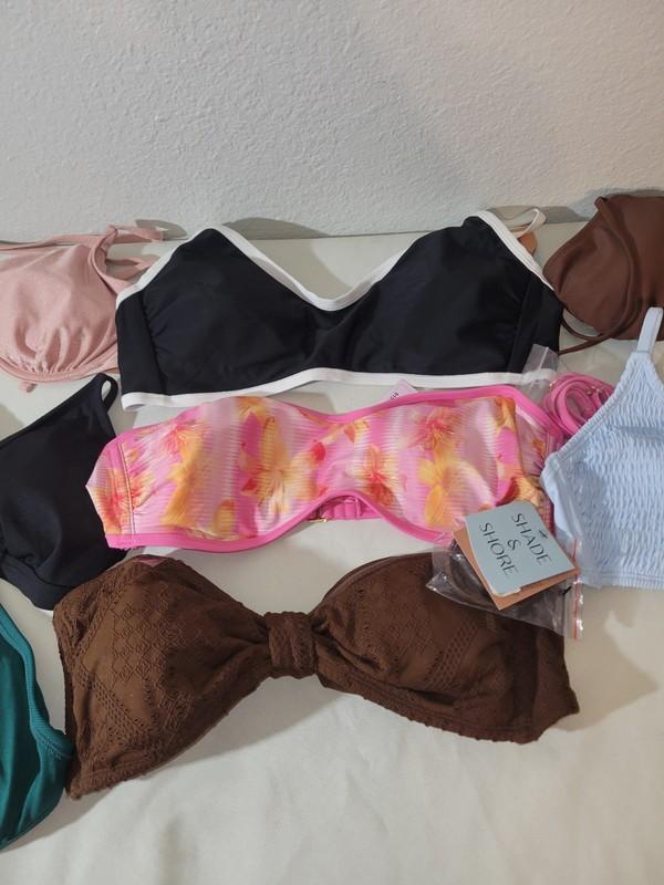 Lot Of 10 Women's Target Swim Tops Size XL. Brand New ³⁰
