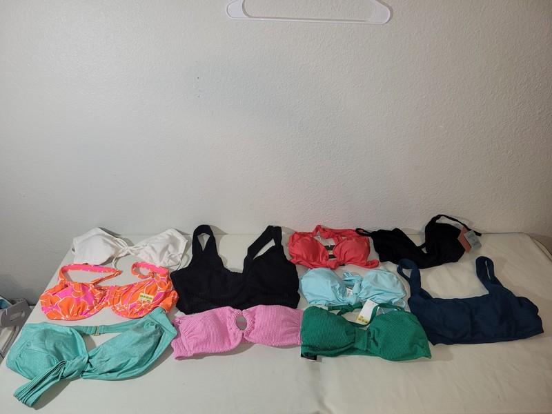 Lot of 10 Women's Target Swim Tops Size XL. Brand New ³¹
