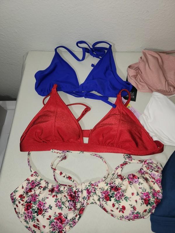 Lot Of 11 Women's Target Swim Tops Size XL. Brand New ³²