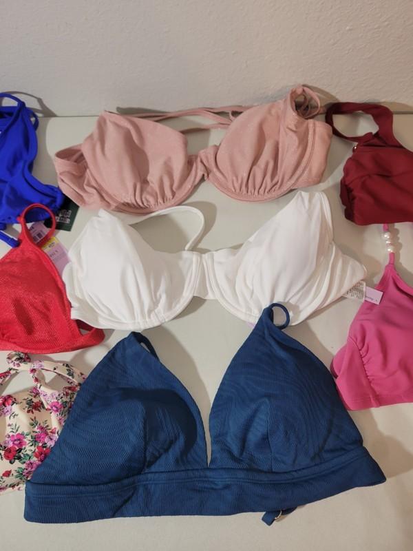 Lot Of 11 Women's Target Swim Tops Size XL. Brand New ³²