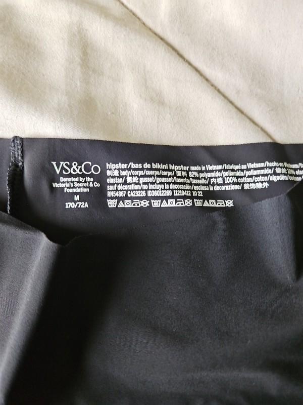Lot Of 8 Victoria's Secret Medium BLACK NO SHOW HIPSTER Panties Seamless