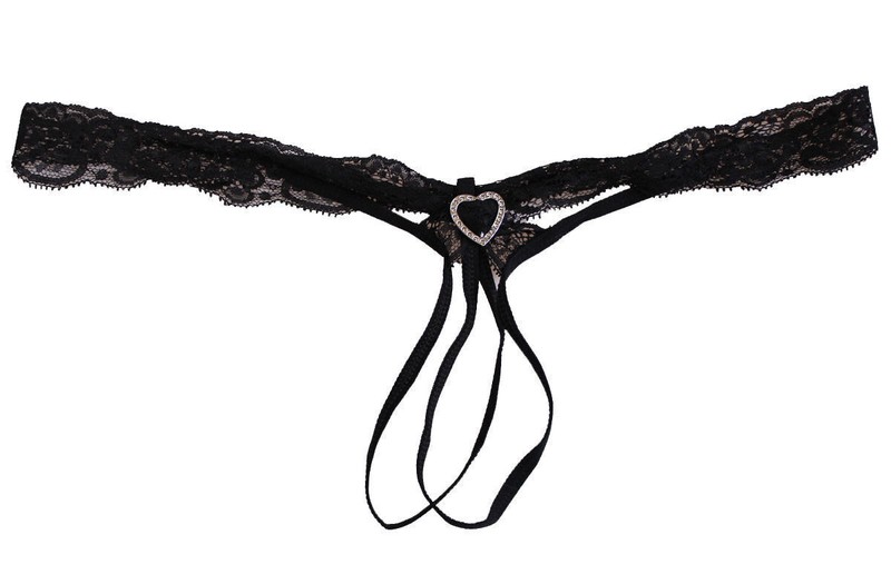 Love N Lace Thong Sexy G-string Panty Womens Lingerie Underwear Crotchles T-back