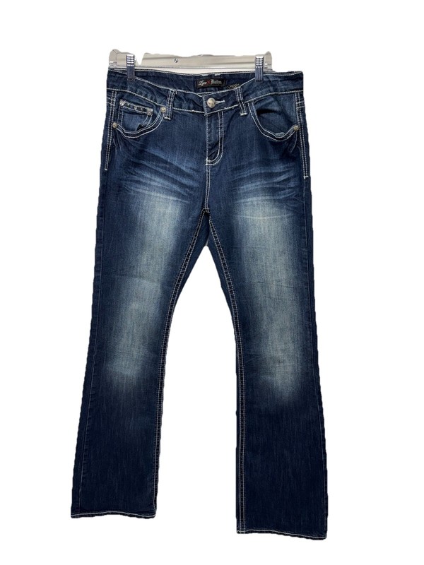 Love Nation Womens Size 12 Stretch Denim Blue Jeans Bootcut