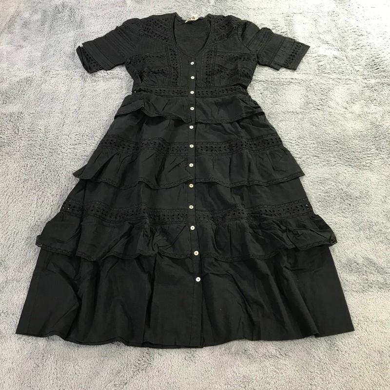 LOVE SHACK FANCY Dress Womens 2XS XXS Rebecca Cotton Eye Lit Casual Ladies s3