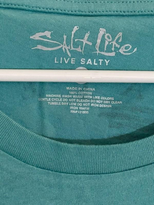 LS219XL- NWT Salt Life Women Long Sleeve T-Shirt Size XL "Escape To Paradise"