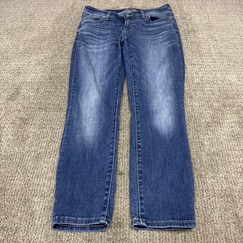 Lucky Beand Jeans Lolita Cropped Blue Pockets Women’s Size 2