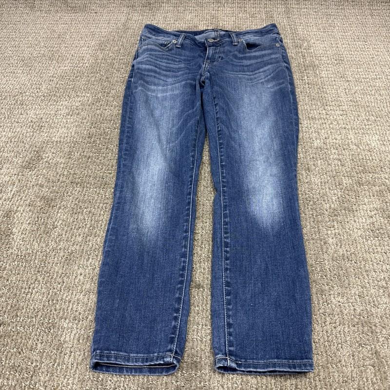 Lucky Beand Jeans Lolita Cropped Blue Pockets Women’s Size 2