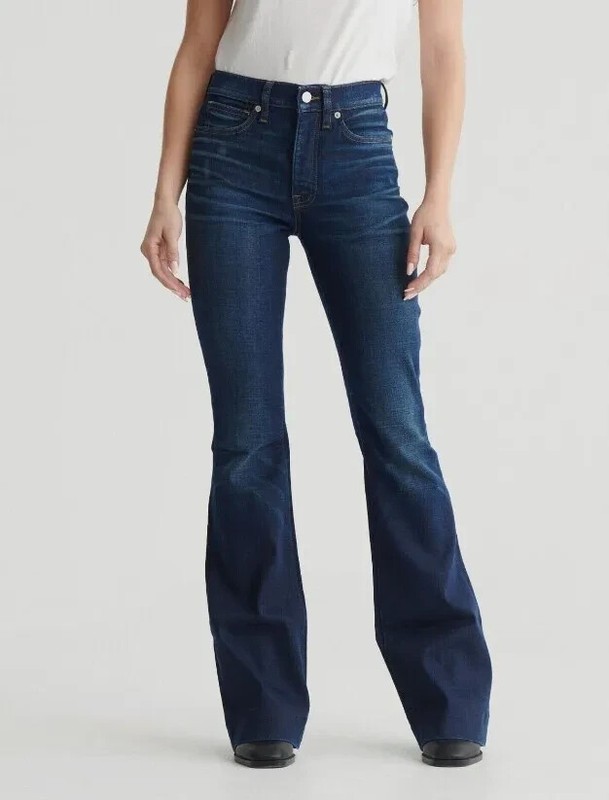 Lucky Brand Jean Women's Size 14 Two Way Stretch High Rise Flare Jean - Rhode