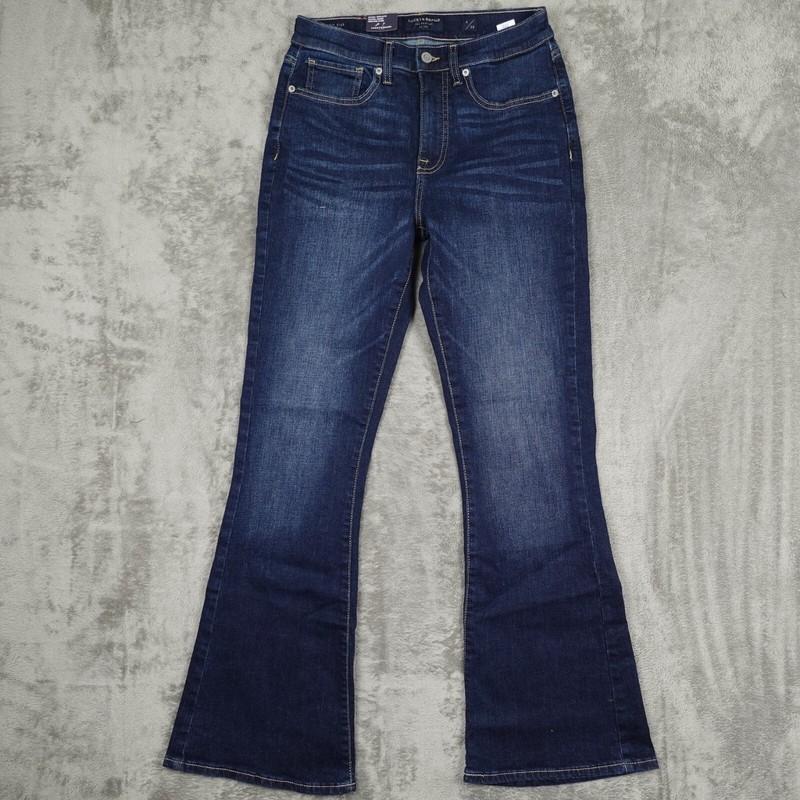 Lucky Brand Jean Women's Size 14 Two Way Stretch High Rise Flare Jean - Rhode