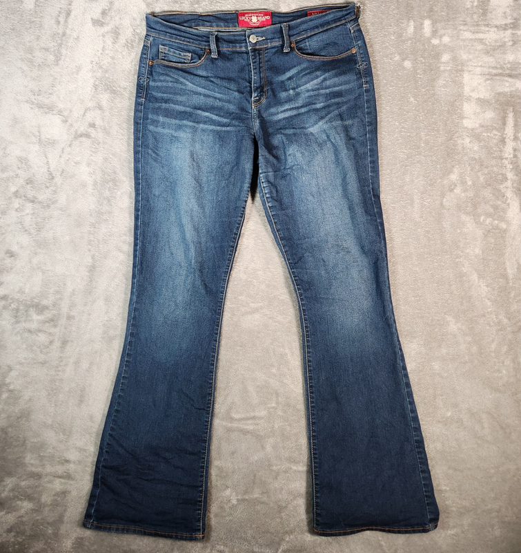 Lucky Brand Jeans Women’s 35X33 14/32 Blue Denim Sofia Boot Regular