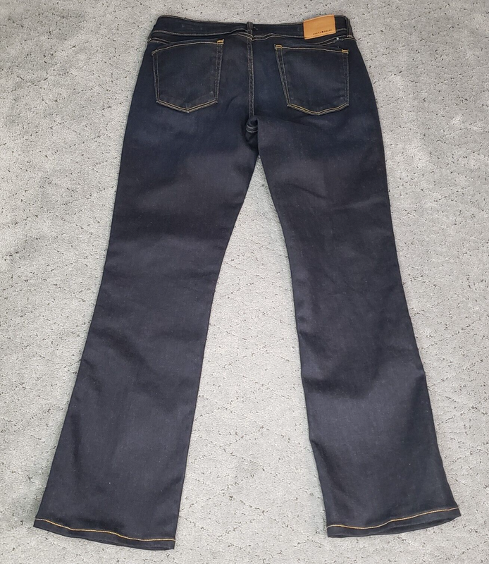 Lucky Brand Lolita Boot Low Rise Jeans Womens Size 6 Blue Dark Wash Denim
