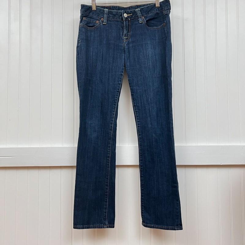 Lucky Brand Low Rise Bootcut Jeans Women's Dark Wash Denim Sz 6 Cotton