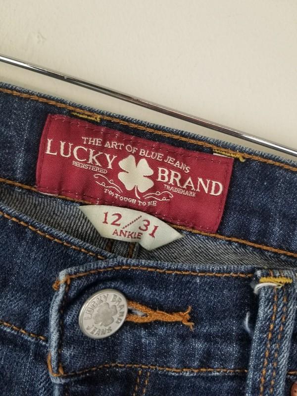 Lucky Brand Sofia Boot Jeans Women's 31 Regular Dark Flare Bootcut 12 Stretch