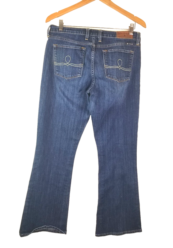 Lucky Brand Sofia Boot Jeans Women's 31 Regular Dark Flare Bootcut 12 Stretch