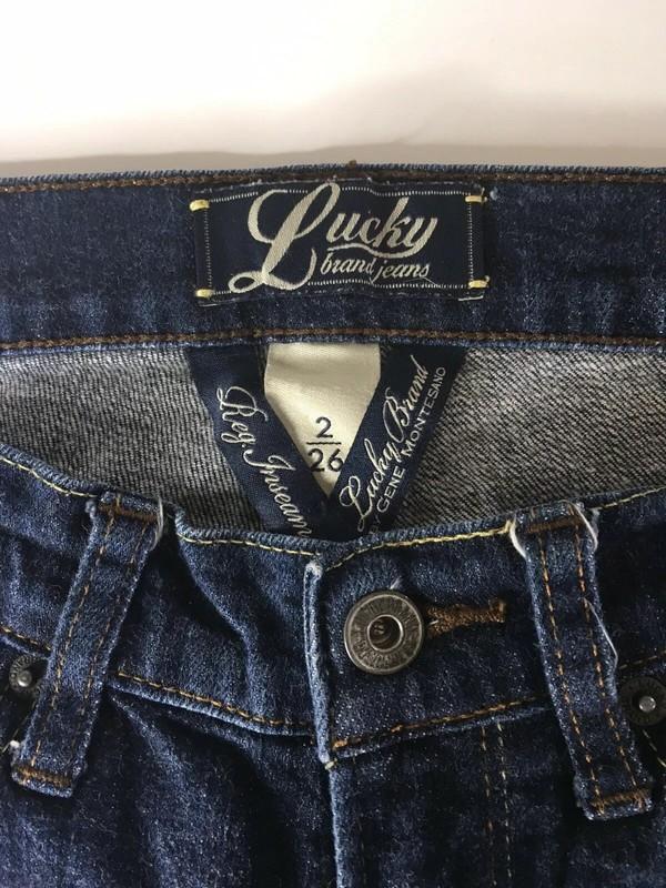 Lucky Brand Women Jeans Size 2/26 Dark Blue Southside Zoe Flare