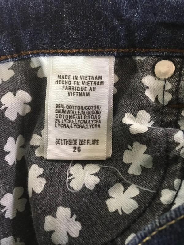 Lucky Brand Women Jeans Size 2/26 Dark Blue Southside Zoe Flare