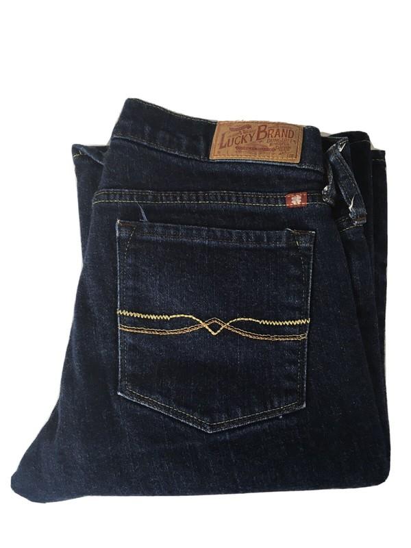 Lucky Brand Women Jeans Size 2/26 Dark Blue Southside Zoe Flare