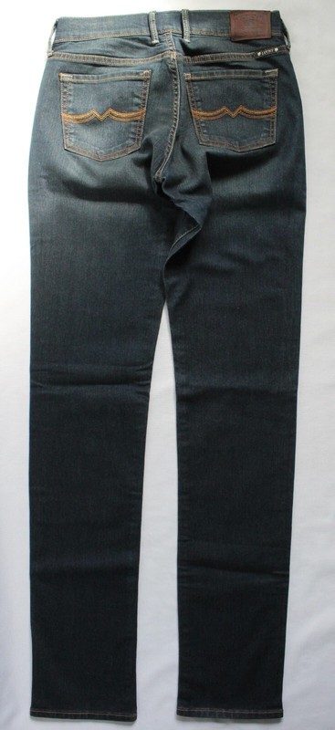Lucky Brand Womens 25x34 0/25 Long Sweet N Straight Dark Jasper Jeans 7WD1842