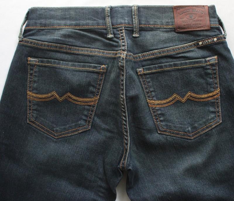 Lucky Brand Womens 25x34 0/25 Long Sweet N Straight Dark Jasper Jeans 7WD1842