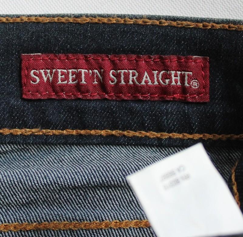 Lucky Brand Womens 25x34 0/25 Long Sweet N Straight Dark Jasper Jeans 7WD1842
