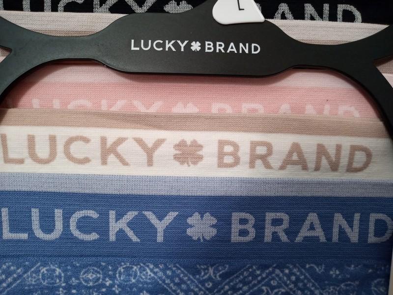 Lucky Brand Womens 5-Pack Seamless Thong Panties Logo Sz Small ~ Large Or XL NWT