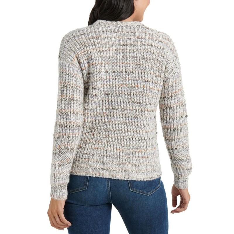 Lucky BRAND Womens Pink Crewneck Sweater Top L 3045