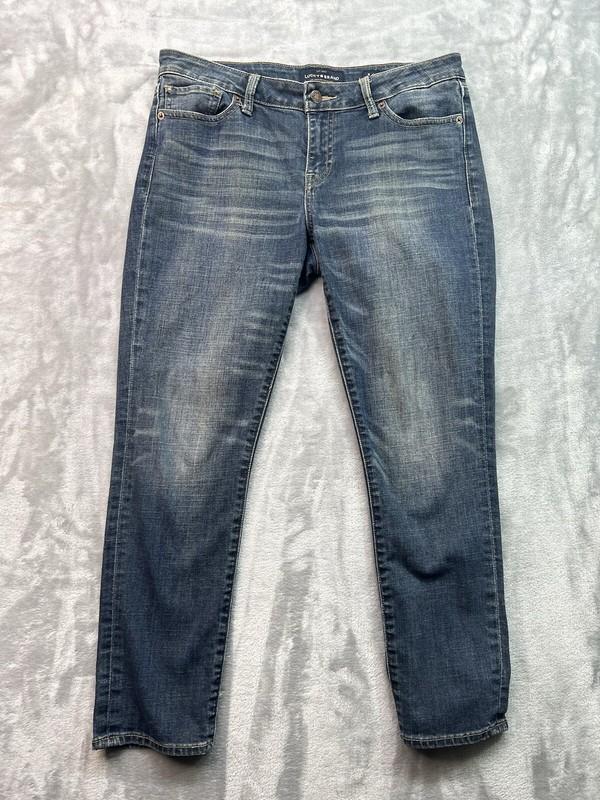 Lucky Brand Womens Sz 8/29 Designer Jeans Blue Lolita Skinny Ladies Mid Rise