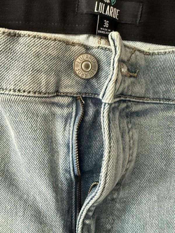 Lularoe Denim Jeans 36 - High Waisted Bootcut - Light Wash - Excellent Cond