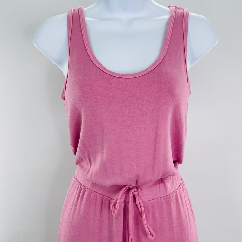 Lulu’s Winslet Pink Soft Knit Sleeveless Romper Barbiecore Jumpsuit XS NWT