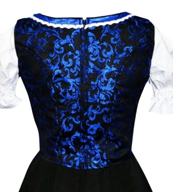 M 10 Short Dirndl German Dress EMBROIDERED Oktoberfest Swing Party 3Pcs COMPLETE