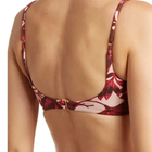 Maaji Rose Lanai Bralette Top & Splendor High Leg Cheeky Bikini Bottom M Set Red