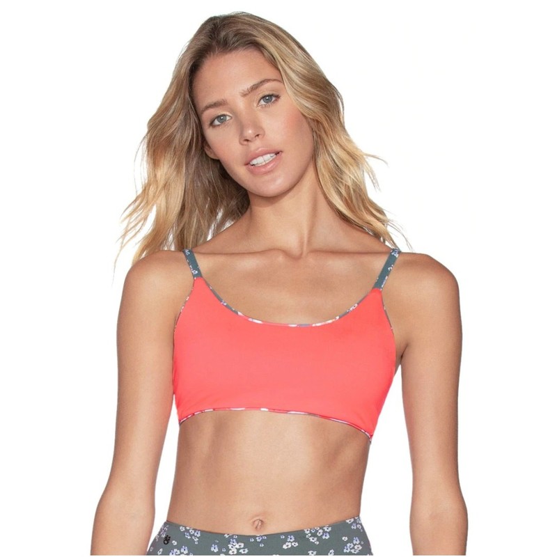 Maaji Sz S Bouquet Multicolor Twister 4 Way Reversible Bikini Top NWT