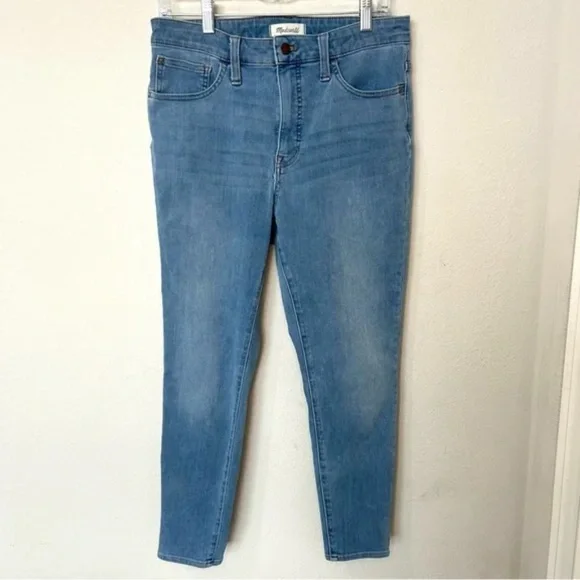 Madewell Curvy Roadtripper Jeggings In Sunbury Wash Women Size 28