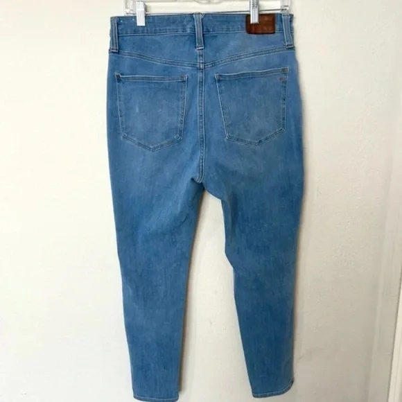 Madewell Curvy Roadtripper Jeggings In Sunbury Wash Women Size 28