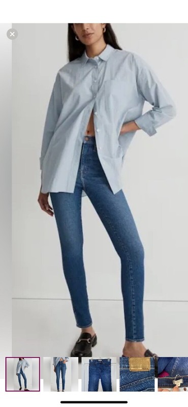 Madewell High Rise Skinny Jeans