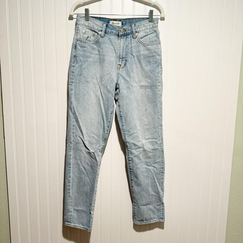 Madewell The Perfect Vintage Jeans Lightwash High Waisted Size 26