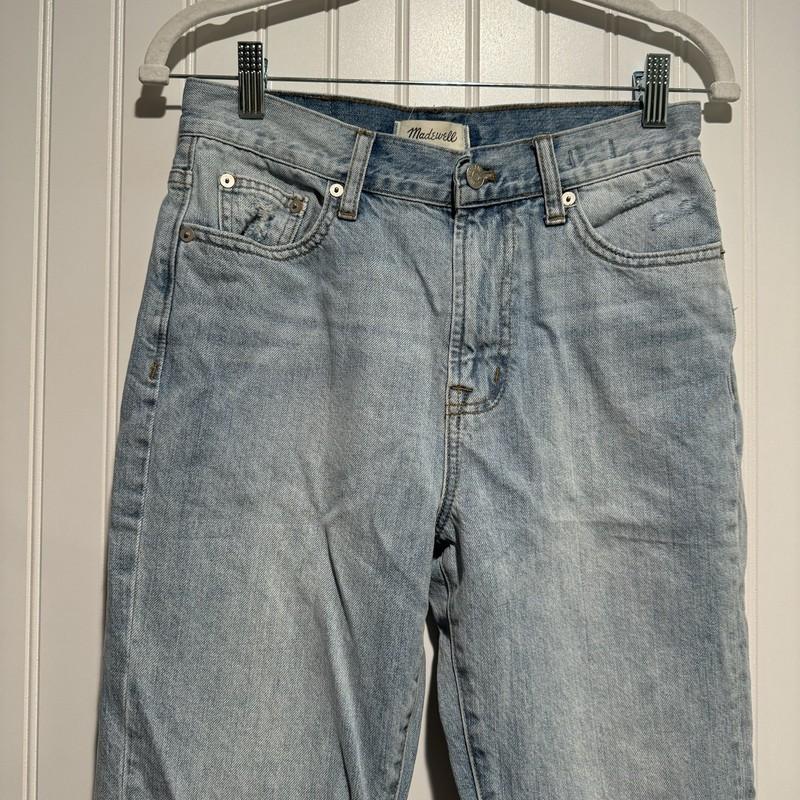 Madewell The Perfect Vintage Jeans Lightwash High Waisted Size 26