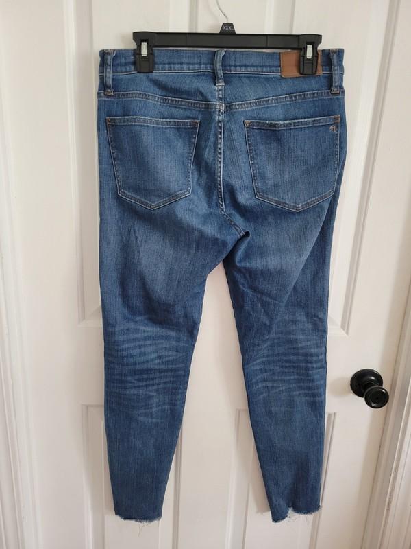 Madewell Women’s 9" High-Rise Skinny Raw Hem Jeans Size 29