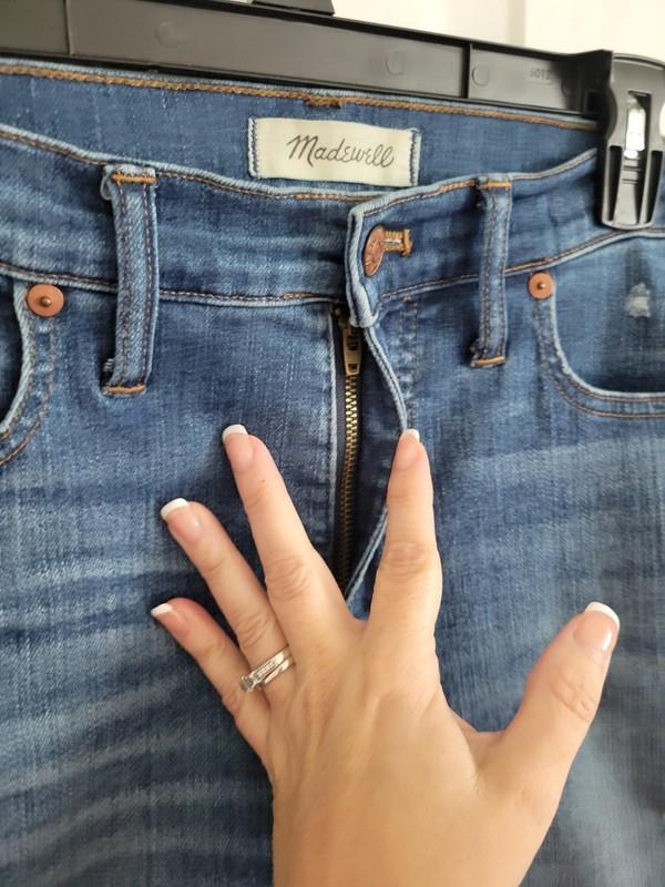 Madewell Women’s 9" High-Rise Skinny Raw Hem Jeans Size 29