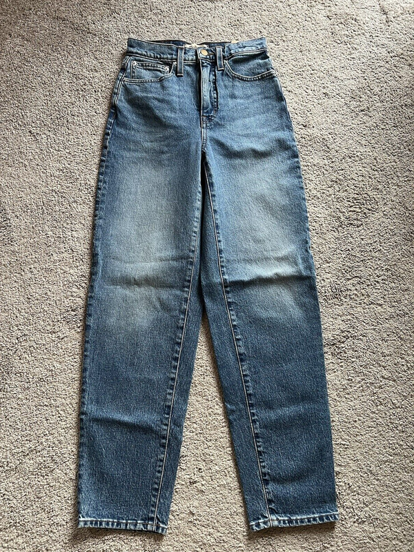 Madewell Womens Tall Balloon Jeans Grandile Wash 23T (Meas. 25) NJ383 High Rise